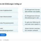Die 4 Freiheiten der EU