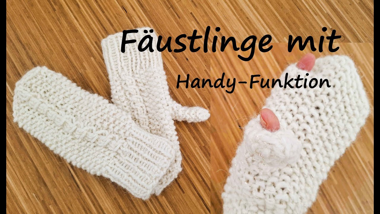 Handschuhe stricken – Handy tauglich